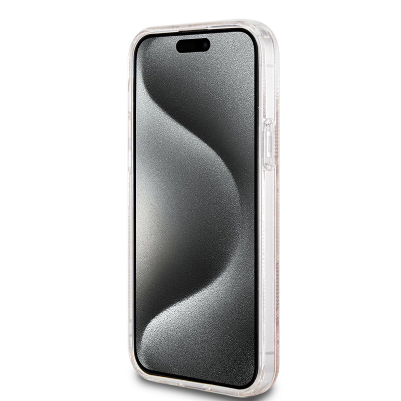 Husa iPhone 15 Plus originala Guess IML GCube MagSafe, , GUHMP15MHGCUSTGW