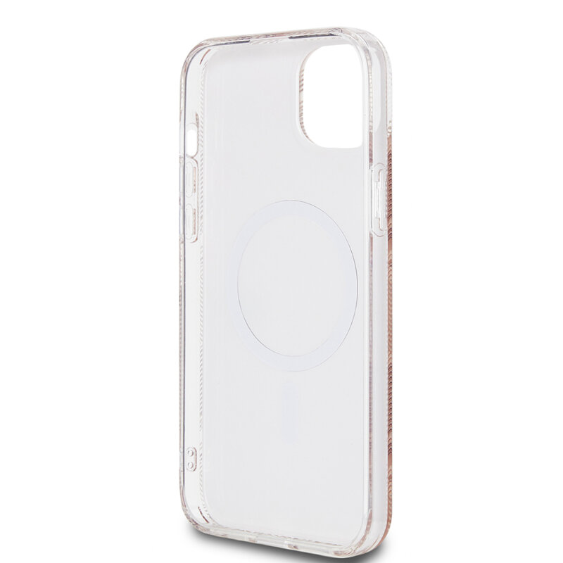Husa iPhone 15 Plus originala Guess IML GCube MagSafe, , GUHMP15MHGCUSTGW