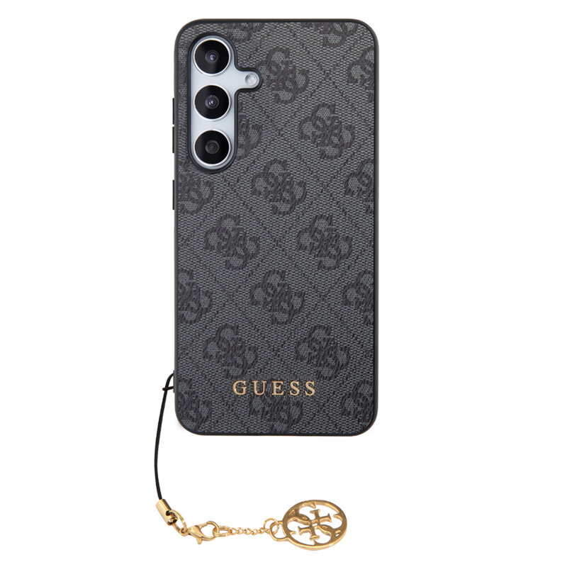 Husa originala Guess Samsung Galaxy S24 Plus Hardcase 4G Charms Collection, negru, GUHCS24MGF4GGR