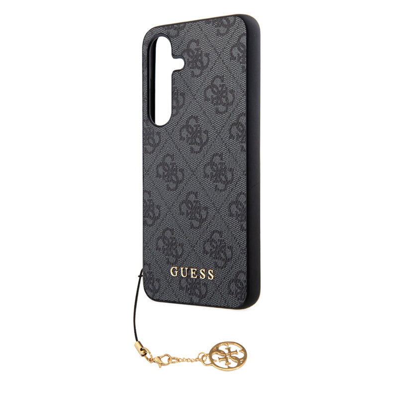 Husa originala Guess Samsung Galaxy S24 Plus Hardcase 4G Charms Collection, negru, GUHCS24MGF4GGR