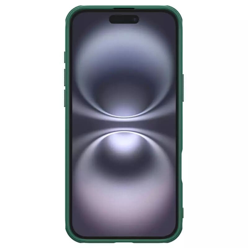 Husa iPhone 16 Nillkin Super Frosted Shield Pro, verde