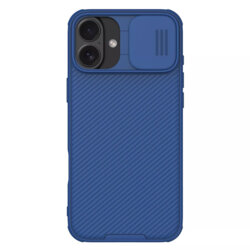 Husa iPhone 16 Plus Nillkin CamShield Pro, albastru