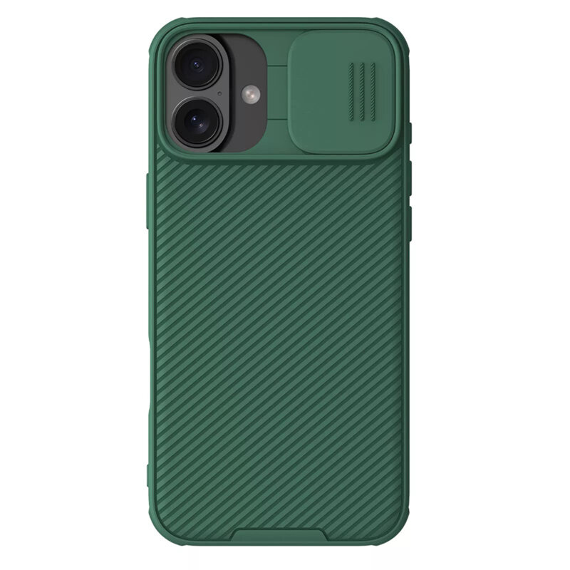 Husa iPhone 16 Nillkin CamShield Pro, verde