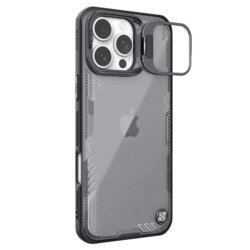 Husa iPhone 16 Pro Max Nillkin Iceblade Prop, cu decupaj camera, negru