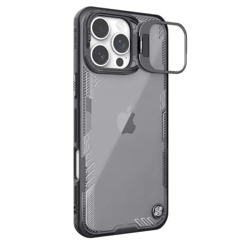 Husa iPhone 16 Pro Max Nillkin Iceblade Prop, cu decupaj camera, negru