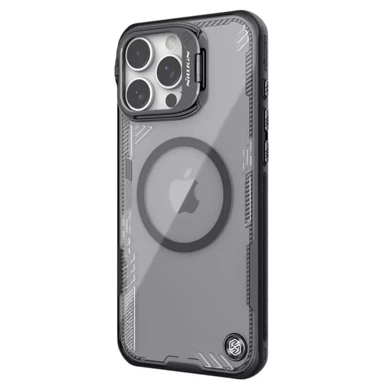 Husa iPhone 16 Pro Max Nillkin Iceblade Prop Magnetic, cu decupaj camera, negru