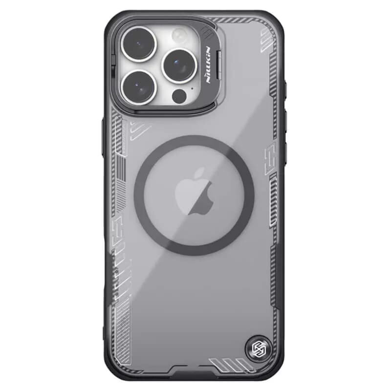 Husa iPhone 16 Pro Max Nillkin Iceblade Prop Magnetic, cu decupaj camera, negru