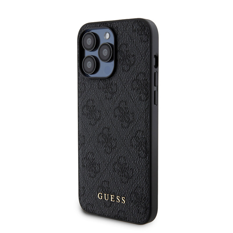 Husa iPhone 15 Pro Max Guess Hardcase Powerbank MagSafe, negru, GUBPM5P15X4GEMGK