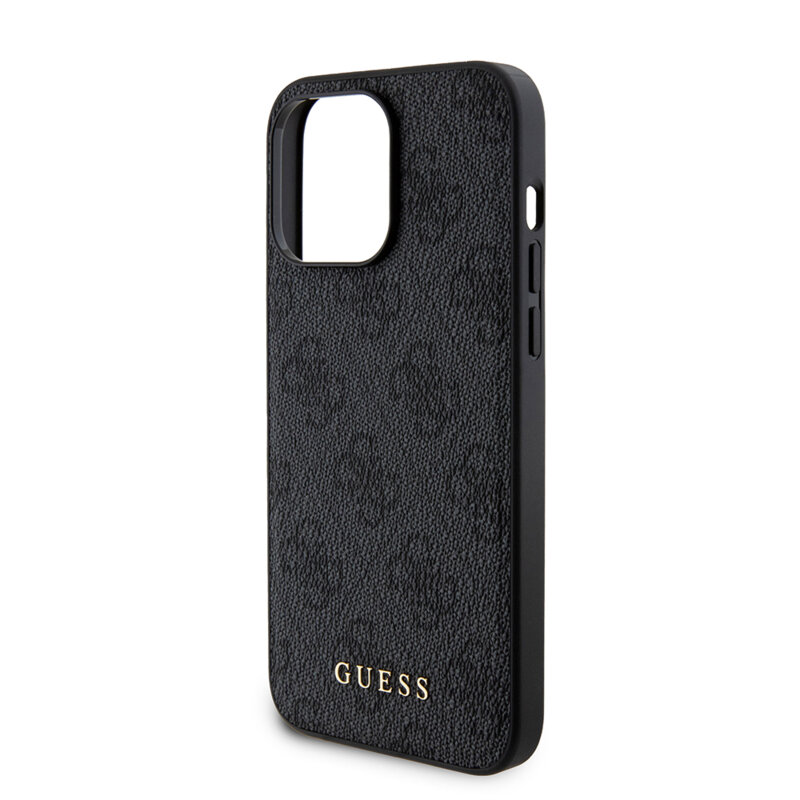 Husa iPhone 15 Pro Max Guess Hardcase Powerbank MagSafe, negru, GUBPM5P15X4GEMGK