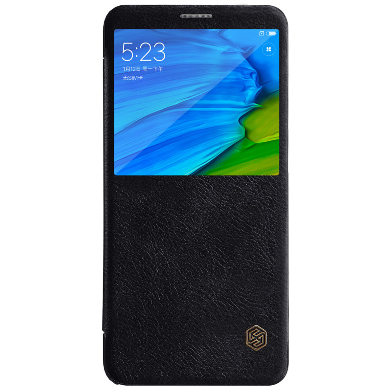 Husa Xiaomi Redmi Note 5 Pro Flip Nillkin QIN Negru