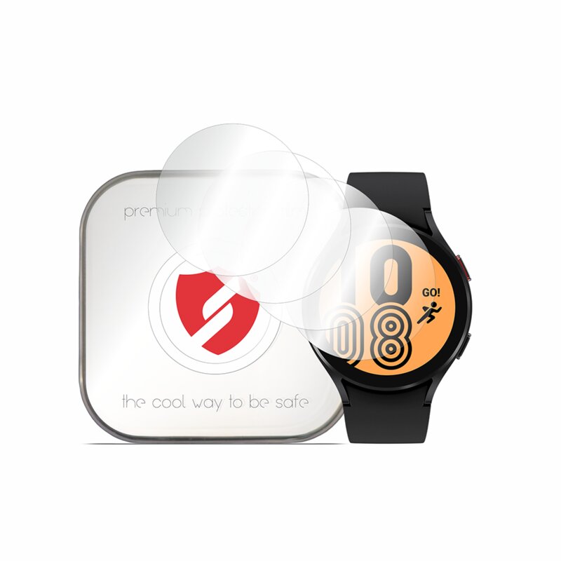 [Pachet 4x] Folie regenerabila premium Samsung Galaxy Watch4 44mm Smart Protection Classic, transparenta
