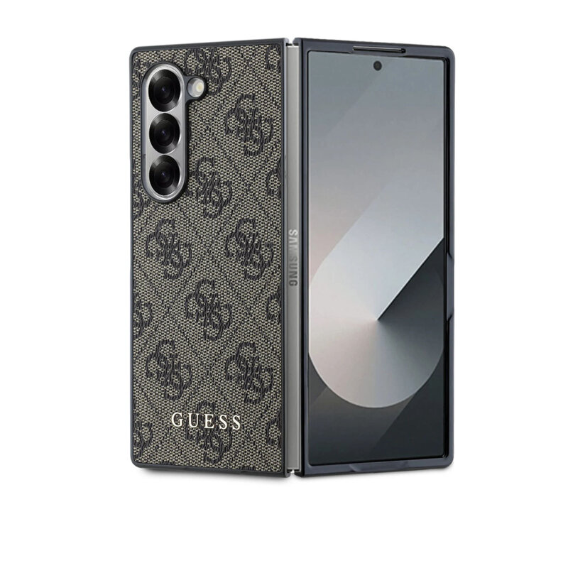 Husa originala Guess Samsung Galaxy Z Fold6 Hardcase 4G, maro, GUHCZFD6GF4GBR