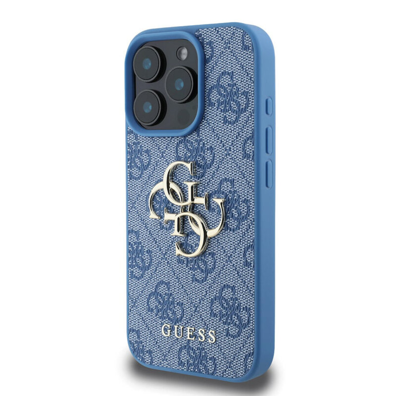 Husa originala Guess iPhone 16 Pro Max Hardcase 4G Big Logo, albastru, GUHCP16X4GMGBL