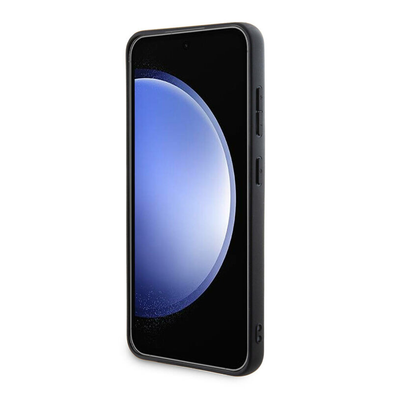 Husa originala Guess Samsung Galaxy S24 Plus Hardcase 4G Triangle Metal Logo, negru, GUHCS24MPG4GPK