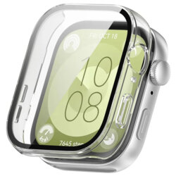 [Pachet 360°] Husa + folie Huawei Watch Fit 3 Techsuit Defense, transparenta