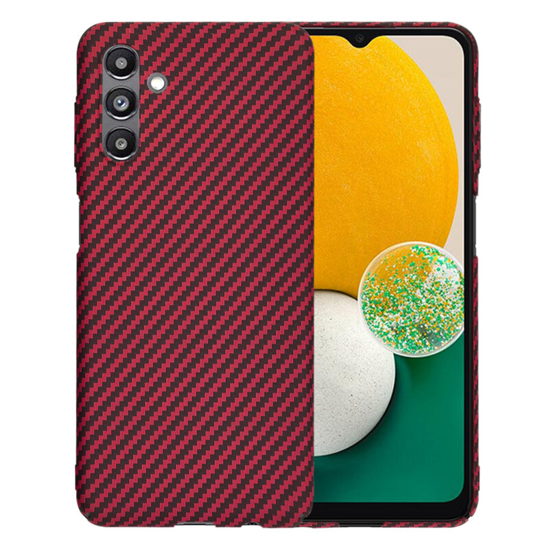 Husa Samsung Galaxy A04S Techsuit Carbonite FiberShell, rosu