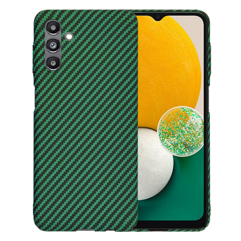 Husa Samsung Galaxy A13 5G Techsuit Carbonite FiberShell, verde