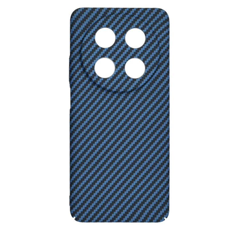 Husa Huawei nova 12i Techsuit Carbonite FiberShell, cyan