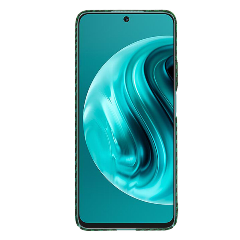 Husa Huawei nova 12i Techsuit Carbonite FiberShell, verde