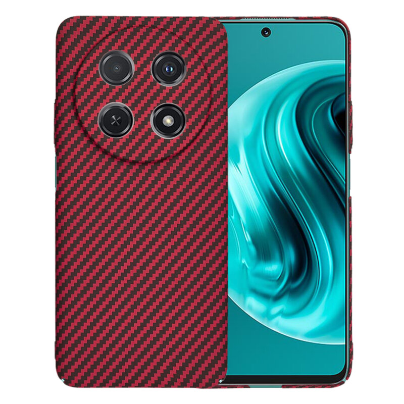 Husa Huawei nova 12i Techsuit Carbonite FiberShell, rosu