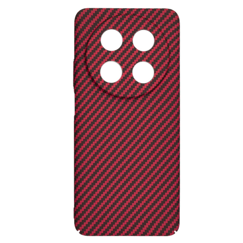 Husa Huawei nova 12i Techsuit Carbonite FiberShell, rosu