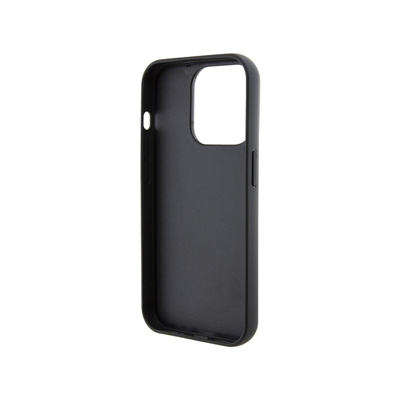 Husa originala iPhone 14 Pro Karl Lagerfeld Saffiano Gripstand, Choupette, negru, KLHCP14LGSACHPK