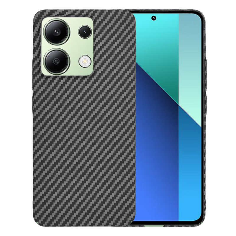 Husa Xiaomi Redmi Note 13 4G Techsuit Carbonite FiberShell, negru