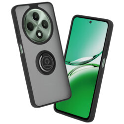 Husa Oppo Reno12 F 4G Techsuit Glinth cu inel suport stand magnetic, negru