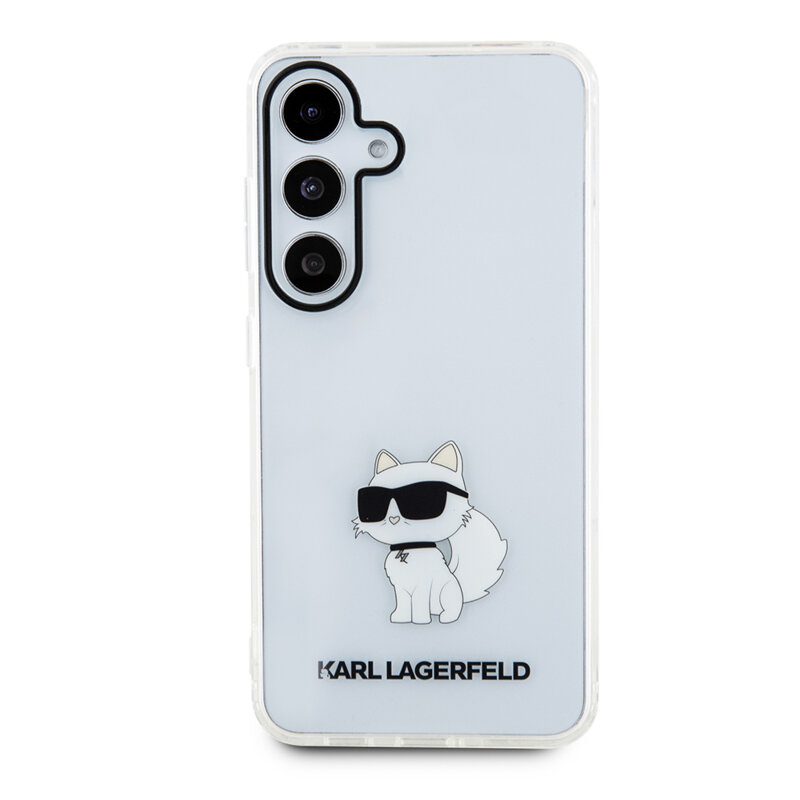 Husa Samsung Galaxy S24 Karl Lagerfeld IML Luxury, Choupette, transparent, KLHCS24SHNCHTCT