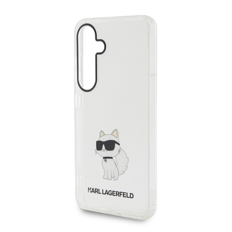 Husa Samsung Galaxy S24 Karl Lagerfeld IML Luxury, Choupette, transparent, KLHCS24SHNCHTCT