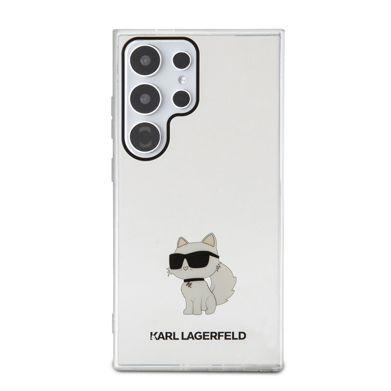 Husa Samsung Galaxy S24 Ultra Karl Lagerfeld IML Luxury, Choupette, transparent, KLHCS24LHNCHTCT