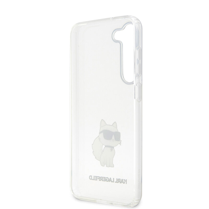 Husa Samsung Galaxy S23 Karl Lagerfeld Hardcase Transparent , Ikonik Choupette, KLHCS23SHNCHTCT