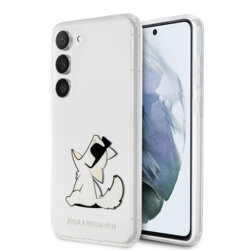 Husa Samsung Galaxy S23 Plus Karl Lagerfeld Hardcase Transparent, Choupette Fun, KLHCS23MCFNRC