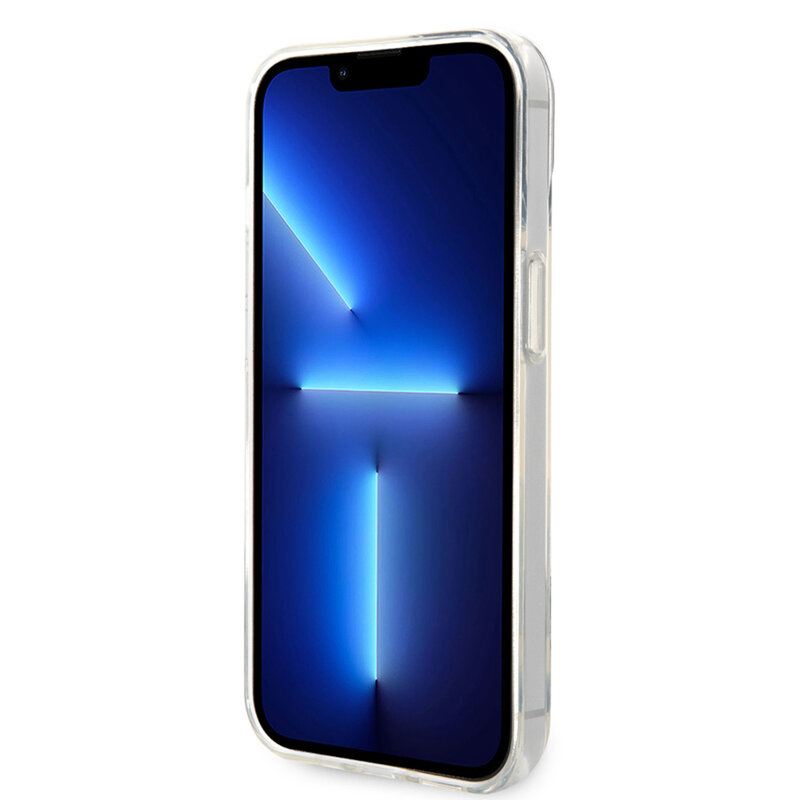 Husa iPhone 14 Plus Karl Lagerfeld Hardcase, Choupette Body, transparenta, KLHCP14MCTTR