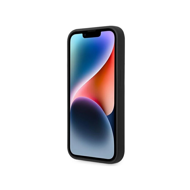 Husa Karl Lagerfeld iPhone 14 Pro Silicone, Choupette Body, negru, KLHCP14LSLCTBK