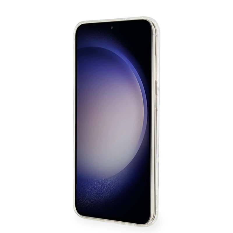 Husa Samsung Galaxy S23 Plus Karl Lagerfeld IML MagSafe, transparent, Ikonik, KLHMS23MHFCKNOT