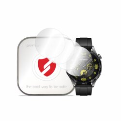 [Pachet 4x] Folie regenerabila premium Huawei Watch GT 4 46mm Smart Protection Classic, transparenta