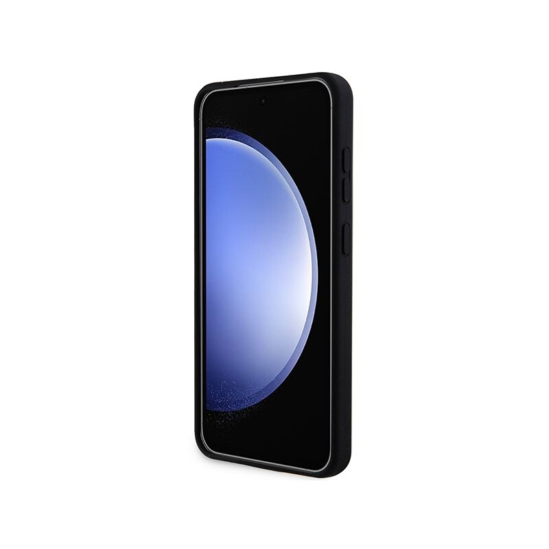 Husa Karl Lagerfeld Samsung Galaxy S24 Plus Silicone, Ikonik, negru, KLHCS24MSNIKBCK
