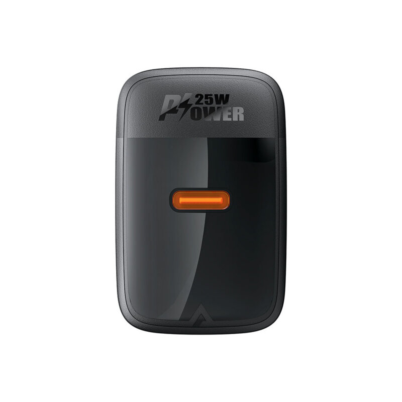 Incarcator priza tip C, 25W GaN, Acefast A104, negru
