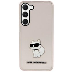 Husa Samsung Galaxy S23 Plus Karl Lagerfeld Hardcase, Ikonik Choupette, roz, KLHCS23MHNCHTCP