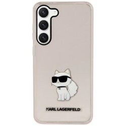 Husa Samsung Galaxy S23 Karl Lagerfeld Hardcase, Ikonik Choupette, roz, KLHCS23SHNCHTCP