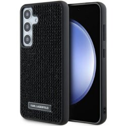 Husa Samsung Galaxy S24 Plus Karl Lagerfeld Hardcase Rhinestone, Metal Logo, negru, KLHCS24MHDSPRK