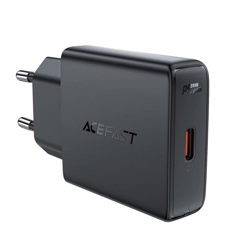 Acumulator GaN Type-C, Acefast A65, 20W Power Delivery, negru