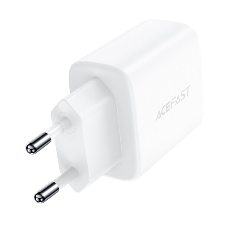Incarcator priza USB Type-C, Acefast A25, PD20W, alb