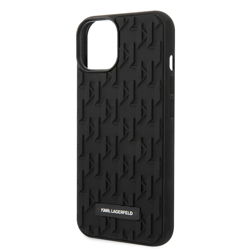 Husa originala iPhone 14 Plus Karl Lagerfeld 3D Design, Monogram, KLHCP14MRUPKLPK