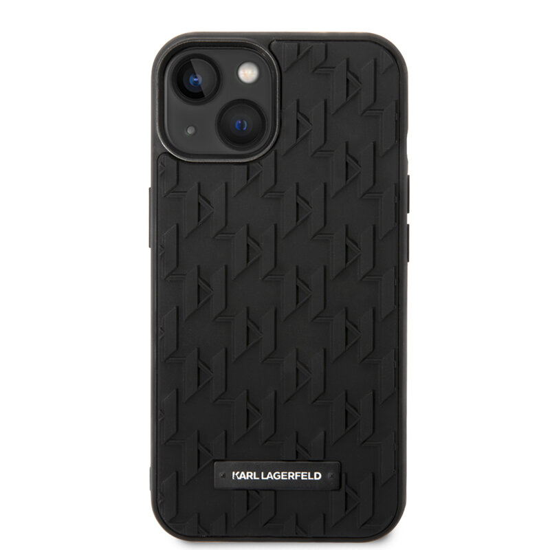 Husa originala iPhone 14 Plus Karl Lagerfeld 3D Design, Monogram, KLHCP14MRUPKLPK