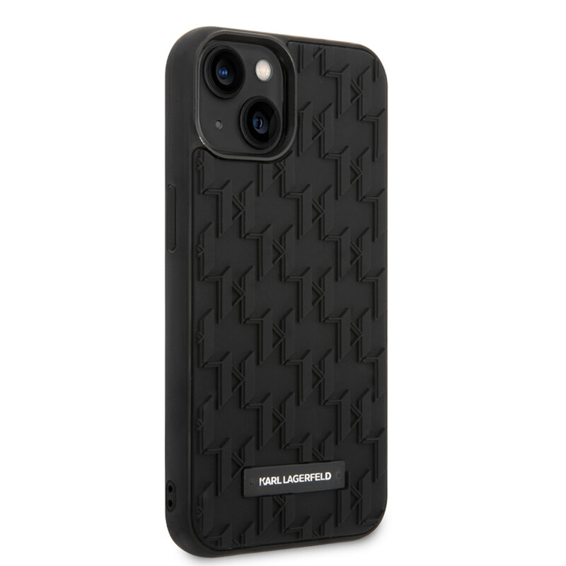 Husa originala iPhone 14 Plus Karl Lagerfeld 3D Design, Monogram, KLHCP14MRUPKLPK