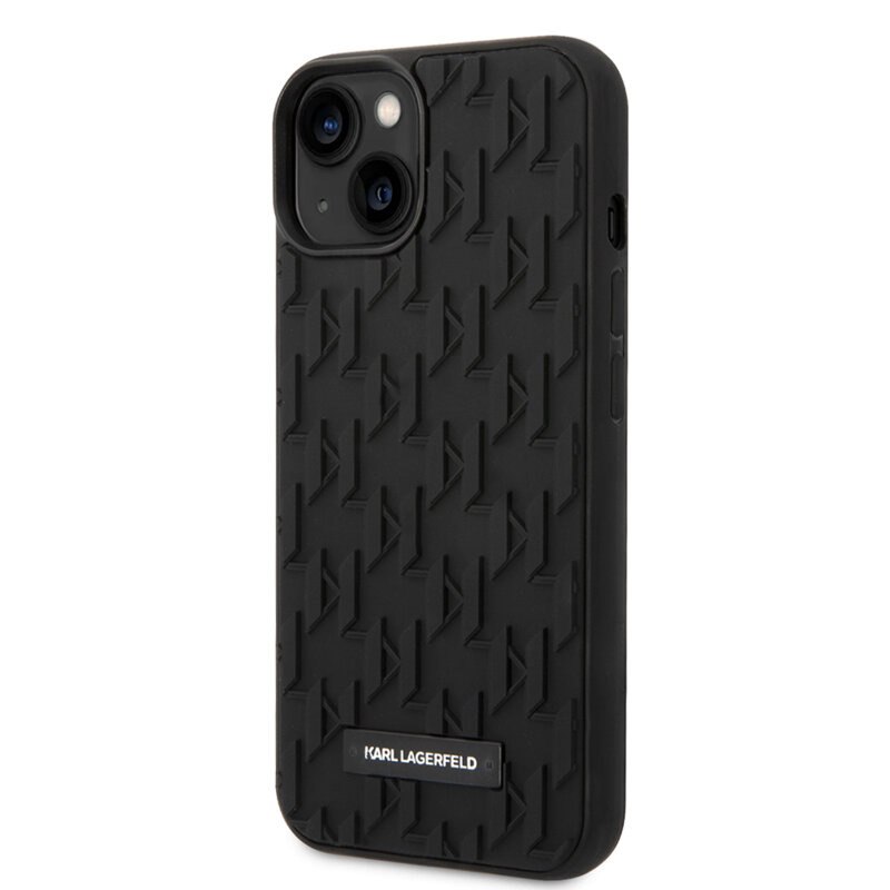 Husa originala iPhone 14 Plus Karl Lagerfeld 3D Design, Monogram, KLHCP14MRUPKLPK