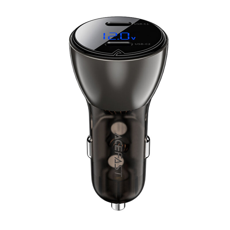 Incarcator auo Type-C 60W, Acefast B10, display digital LED