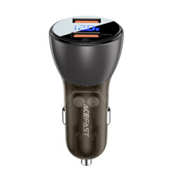 Incarcator masina USB 45W, Acefast B7, display digital LED
